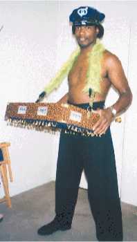 I'm standing here holding a custom made cigarrette and candy carry case